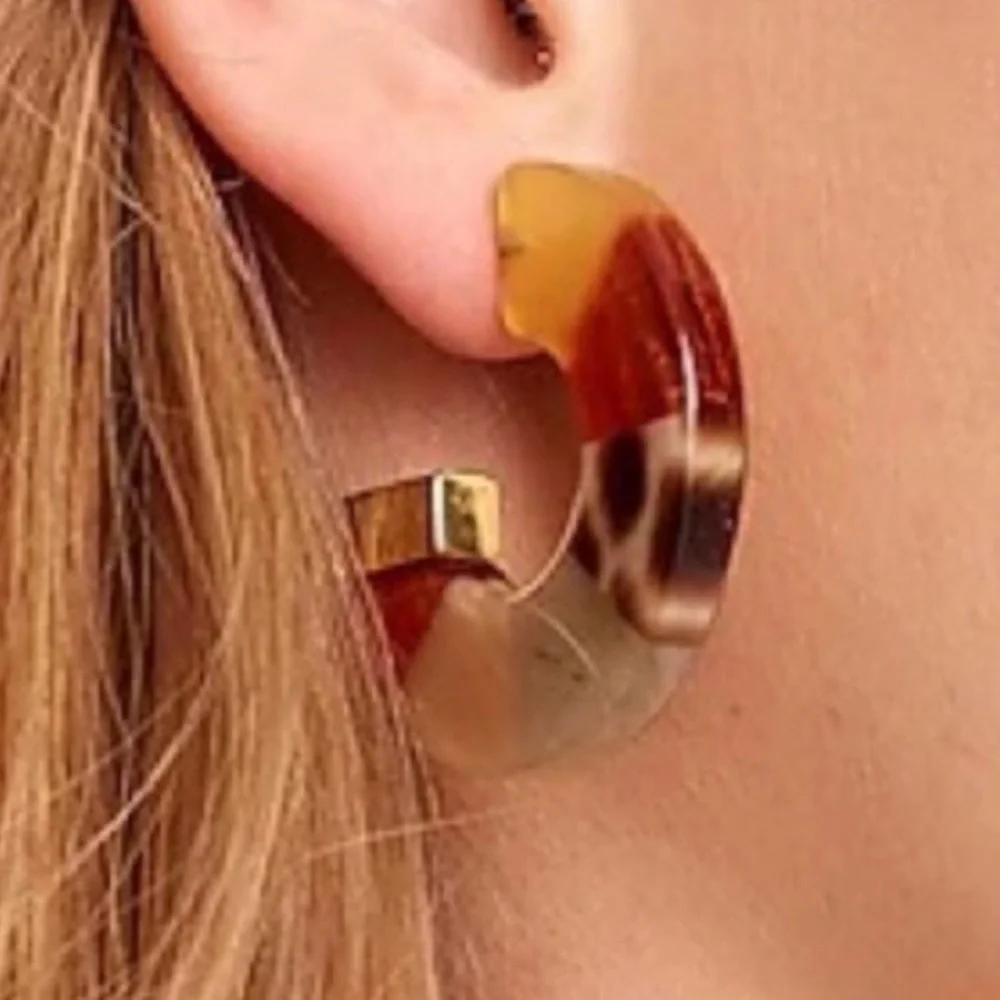 J. Crew acetate earrings. Brand new!